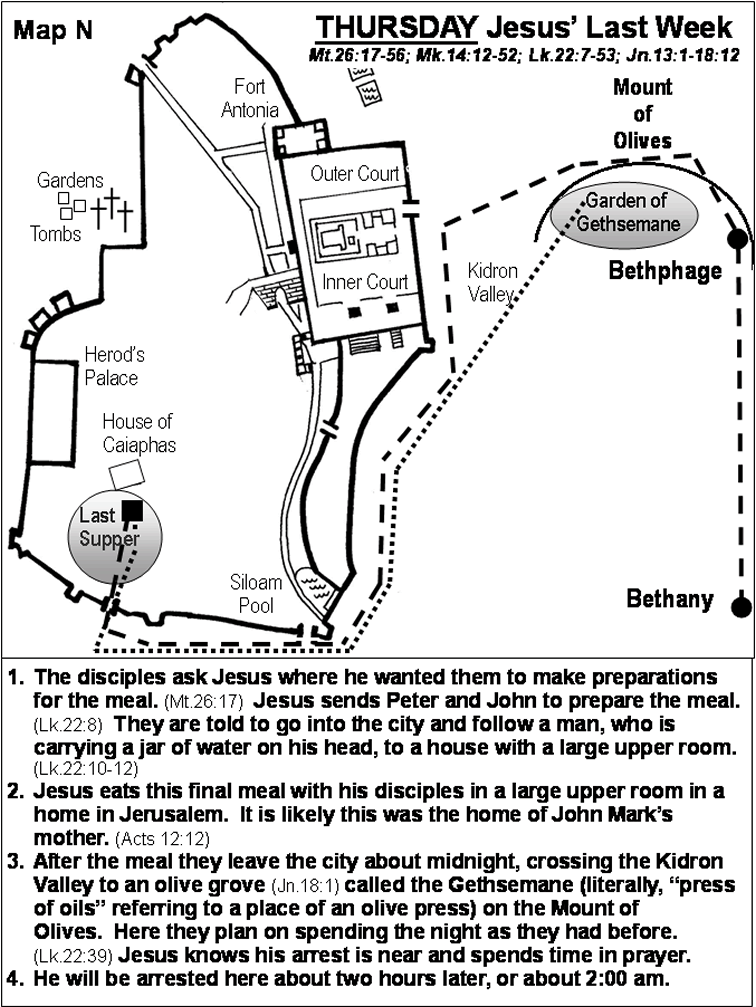 Thursday of Jesus' Final Week