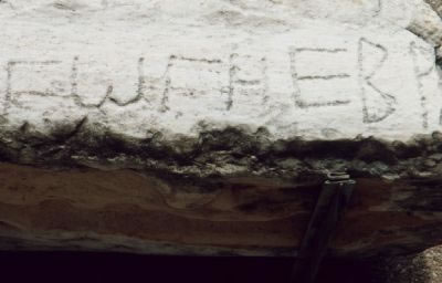 The Lintel stone from the synagogue that Paul spoke at in Corinth.  Photo from Carl Rasmussen at www.holylandphotos.org