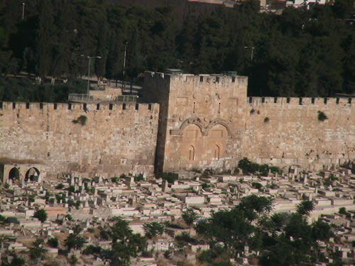 The Golden Gate as Seen from the Mt. of Olives