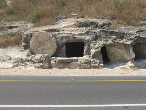 Tomb with a Rolling Stone