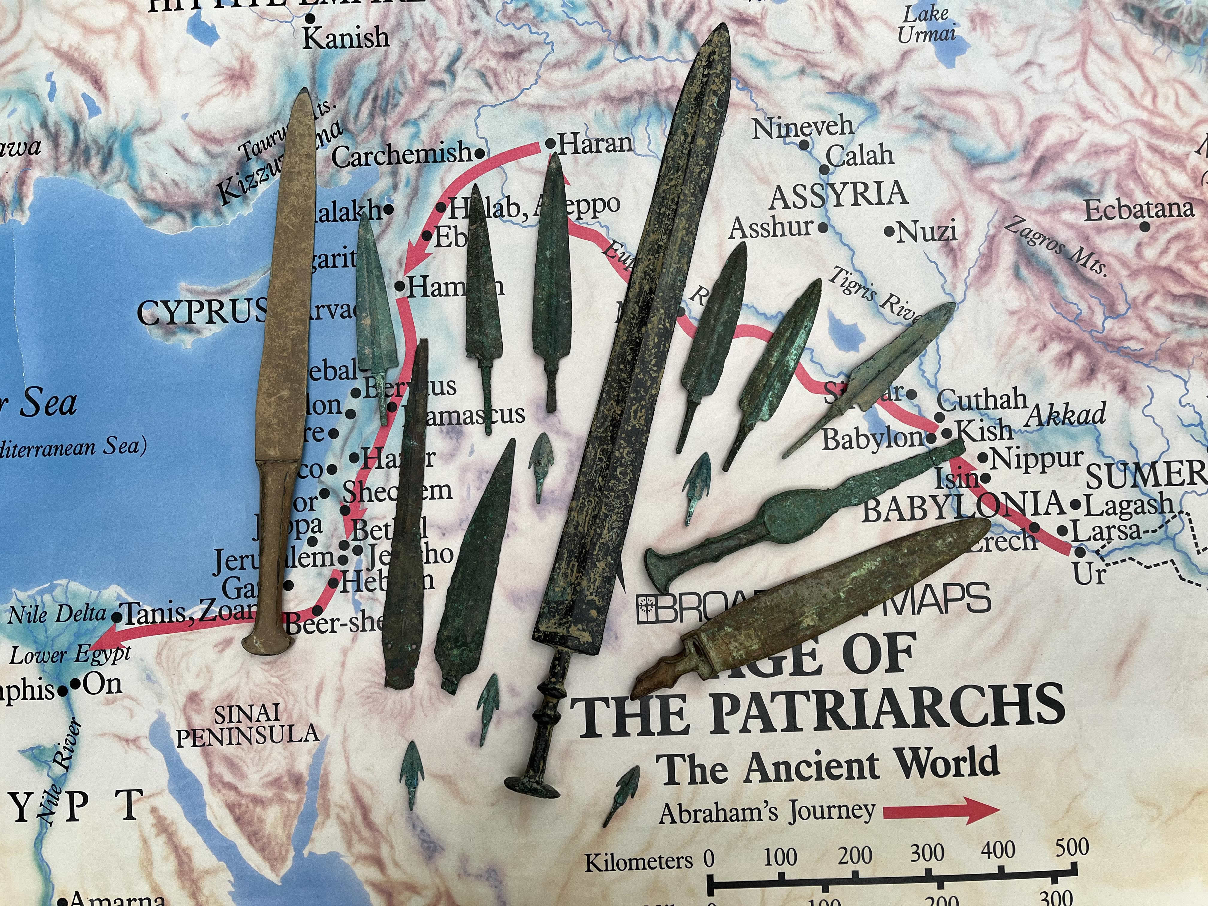 Group of Swords Daggers Spears Arrow Points 1