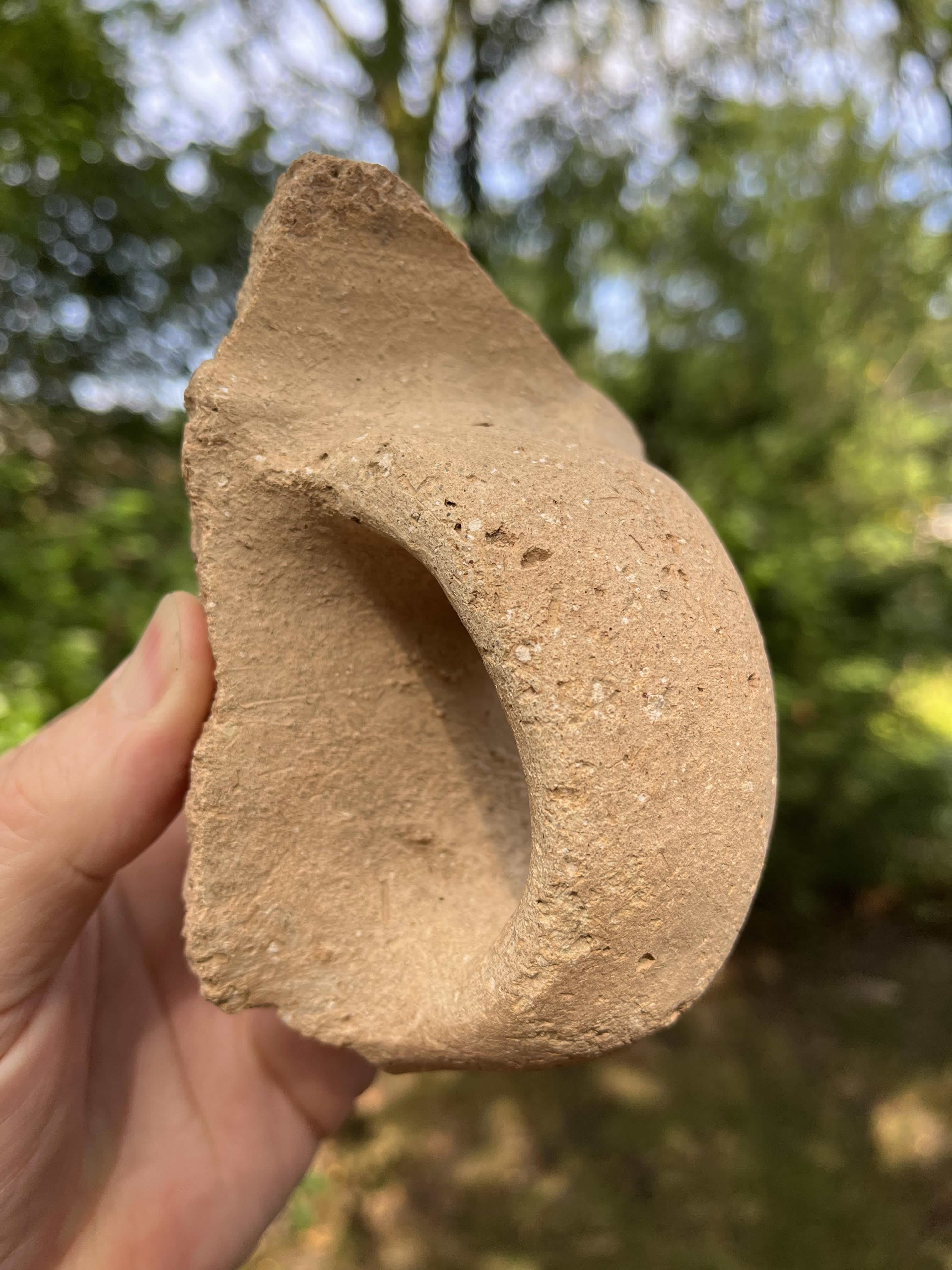 1000 BC Jar Handle excavated at Tall el Hammam ancient Sodom 1